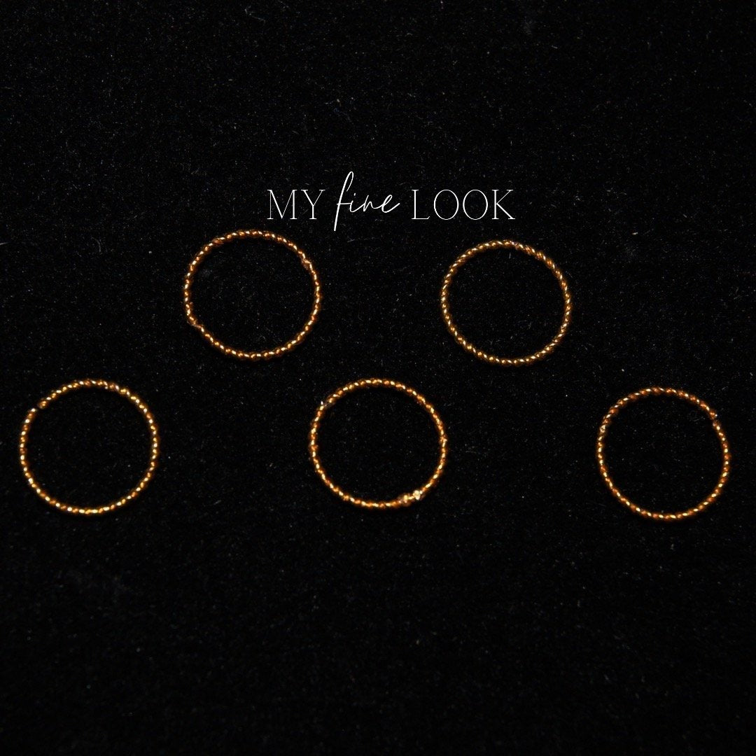 Gold Barbed Wire Nose Ring