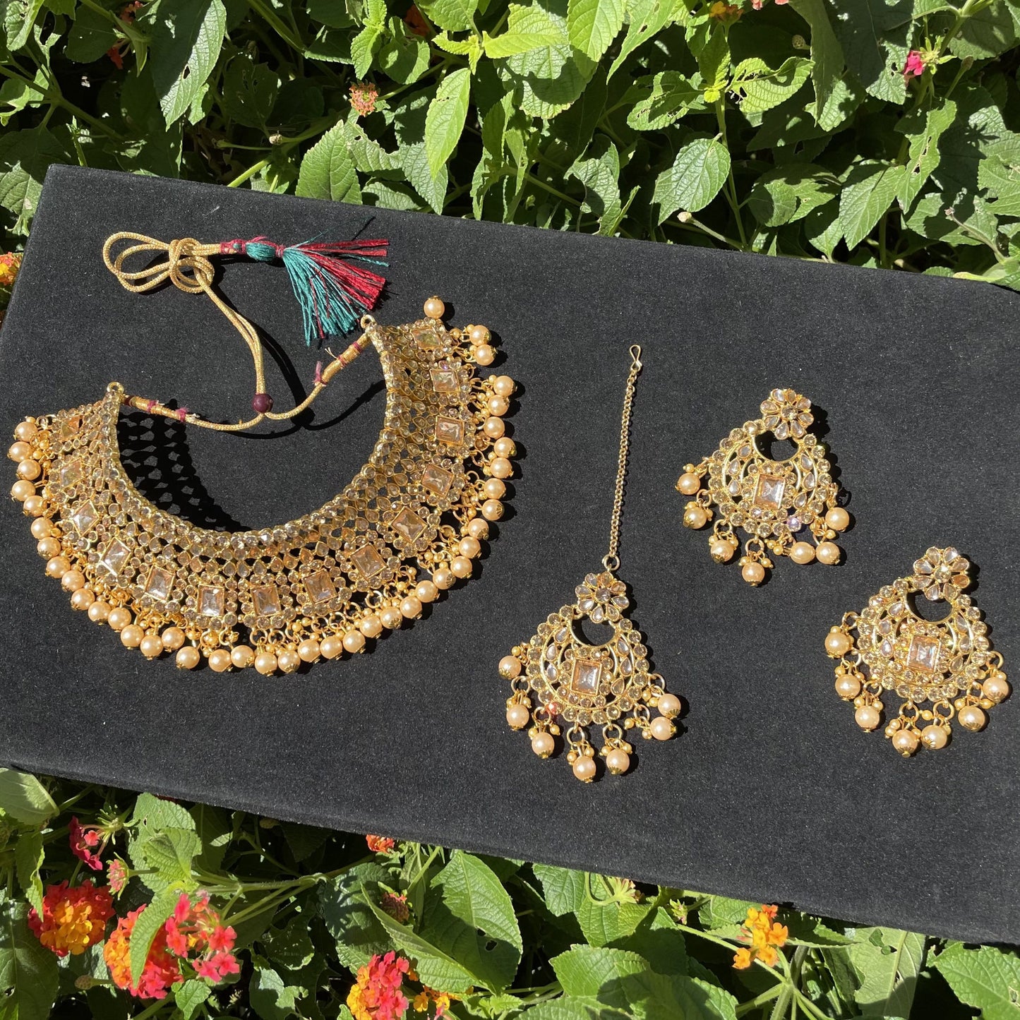 Golden Choker Set