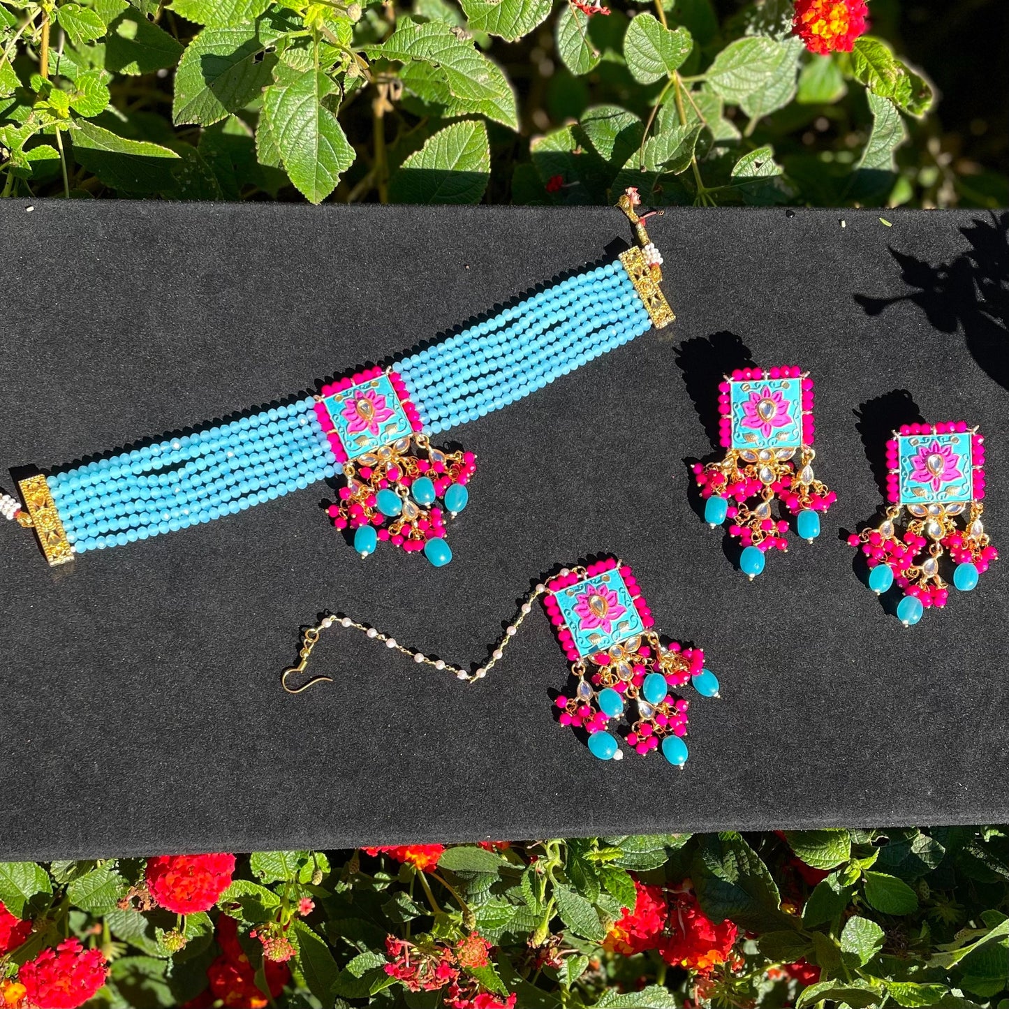 Cotton Candy Necklace Set