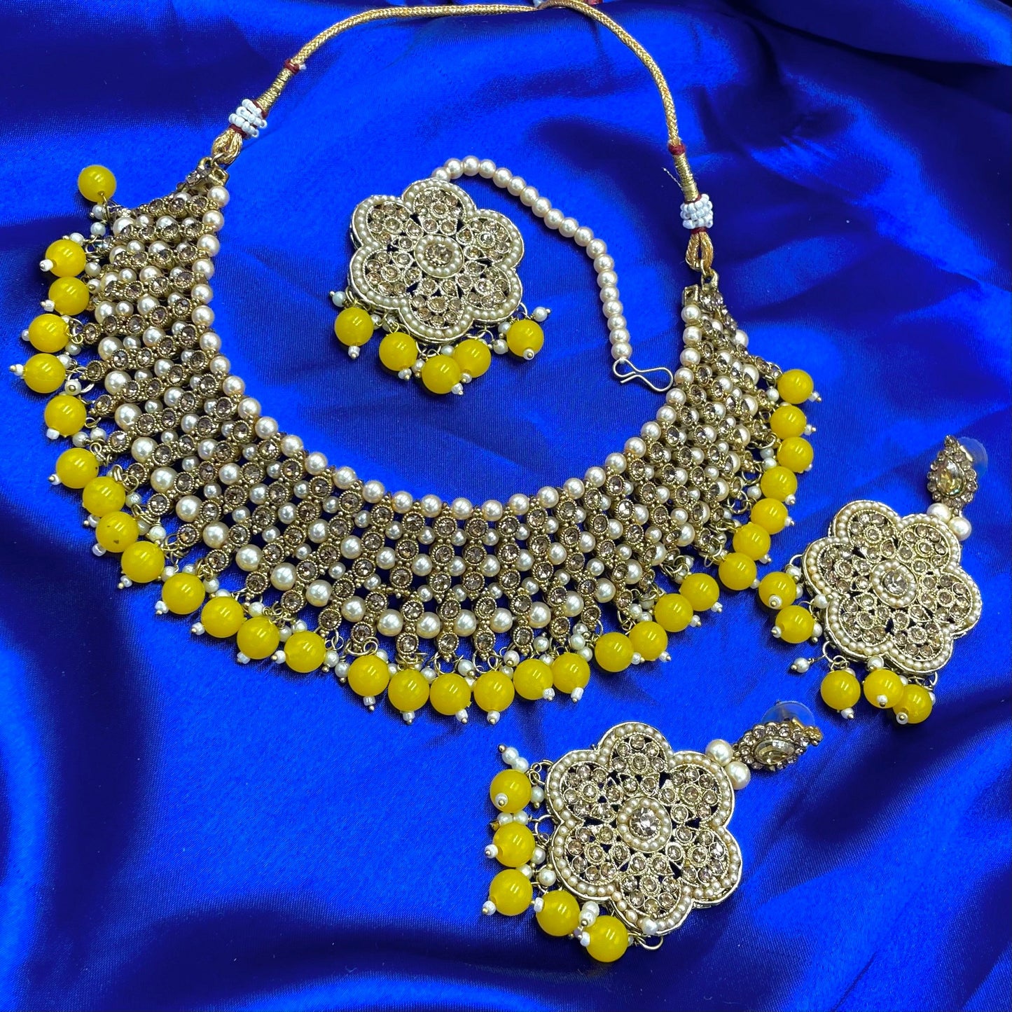 Yellow Necklace Set