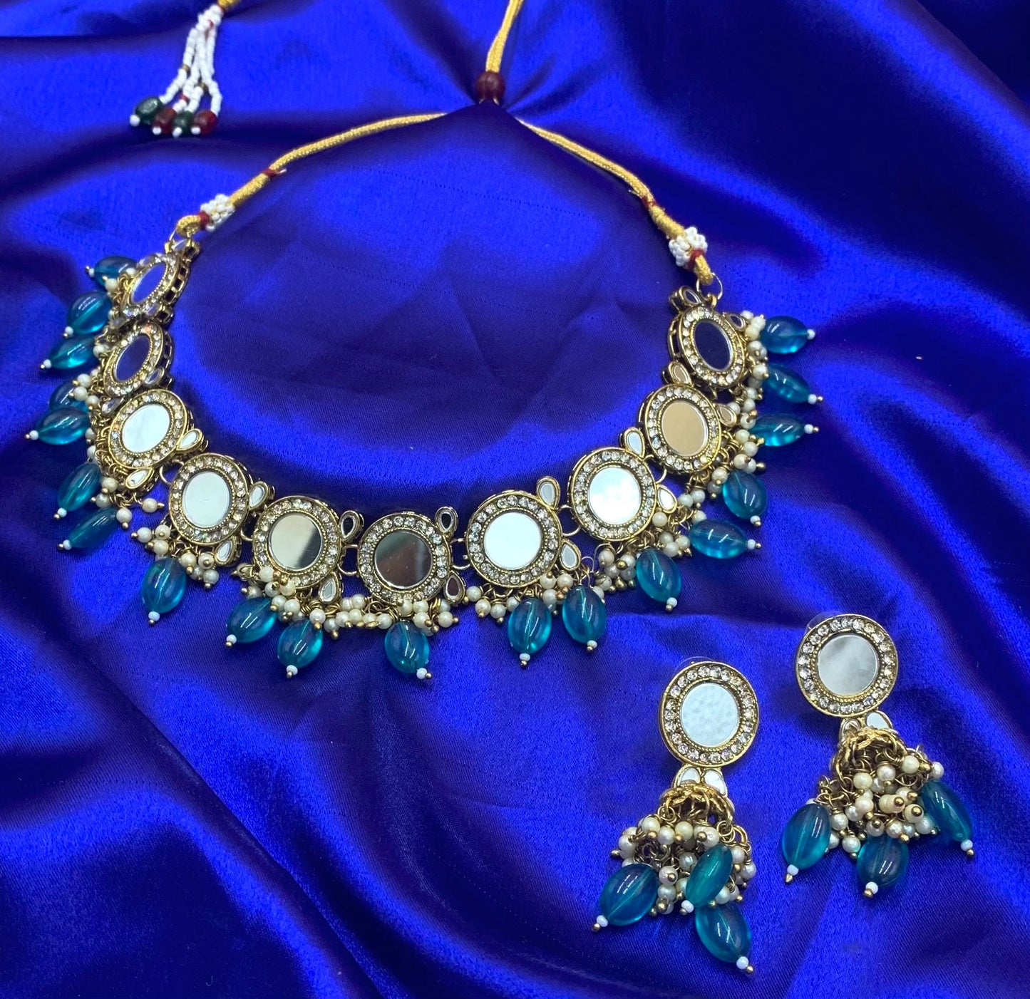 Blue Necklace Set
