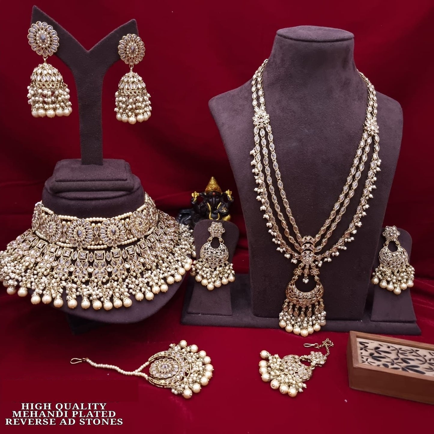 Handmade White Bridal Full Set
