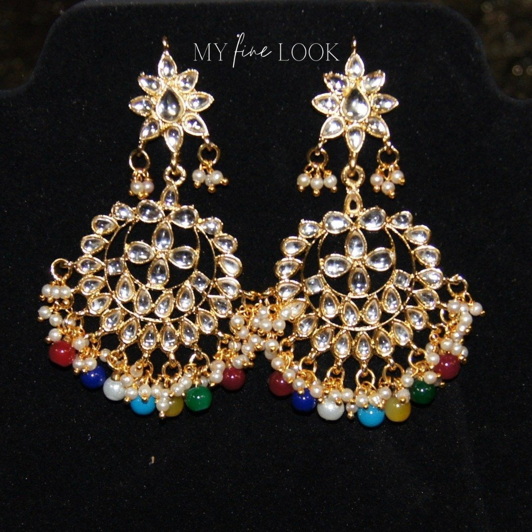 Multicolor Oversized Earrings