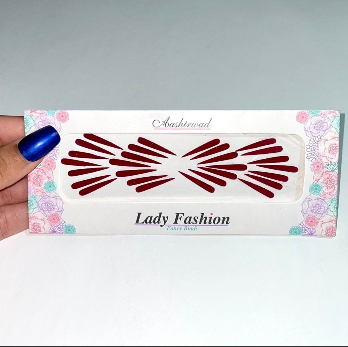 Maroon Raindrop Bindi