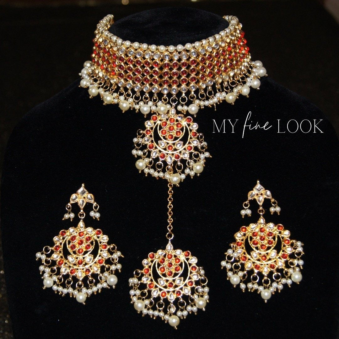 Red Choker Set