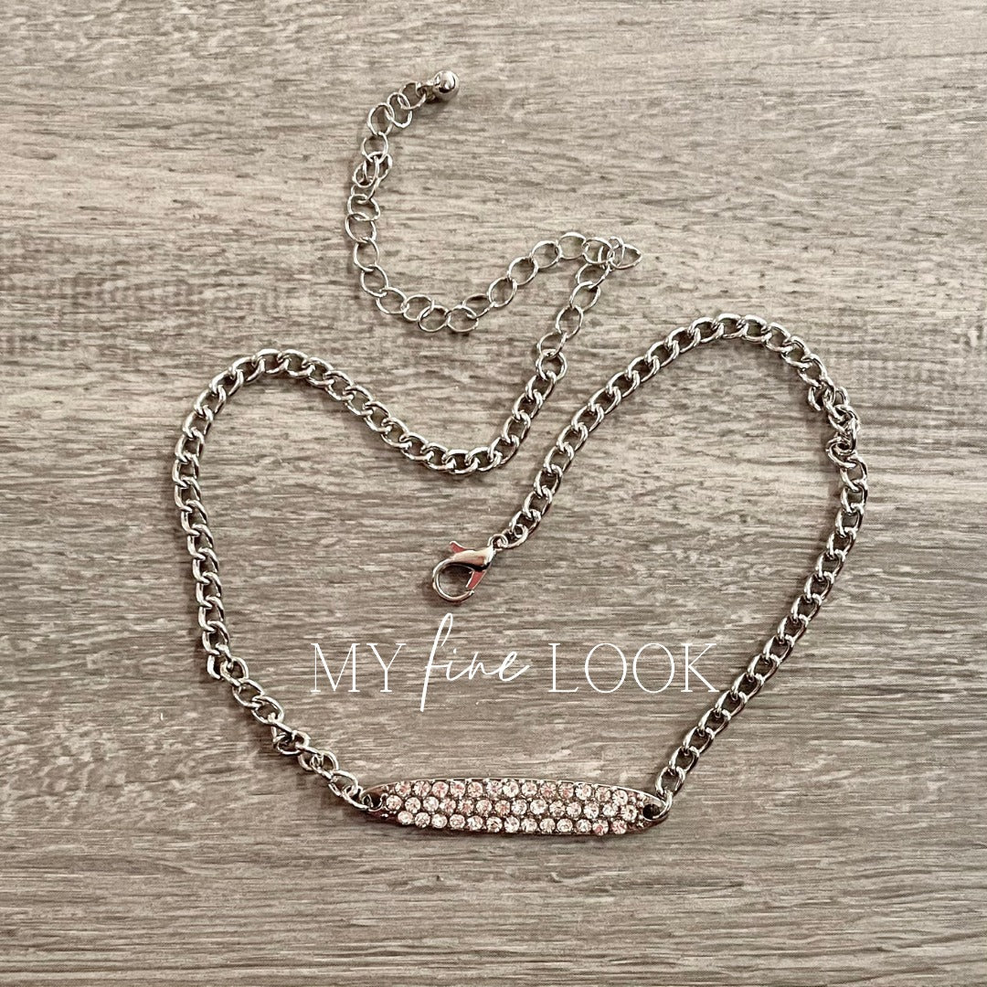 Oxidized Choker Necklace