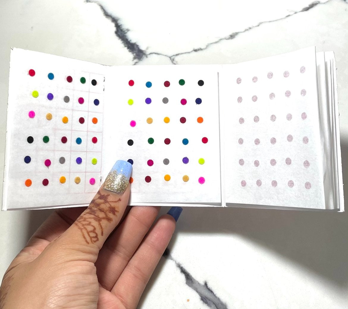 Multicolor with Red and Maroon Book