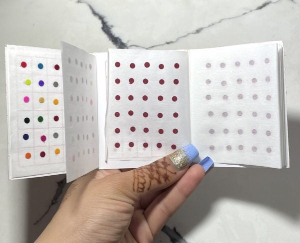 Multicolor with Red and Maroon Book