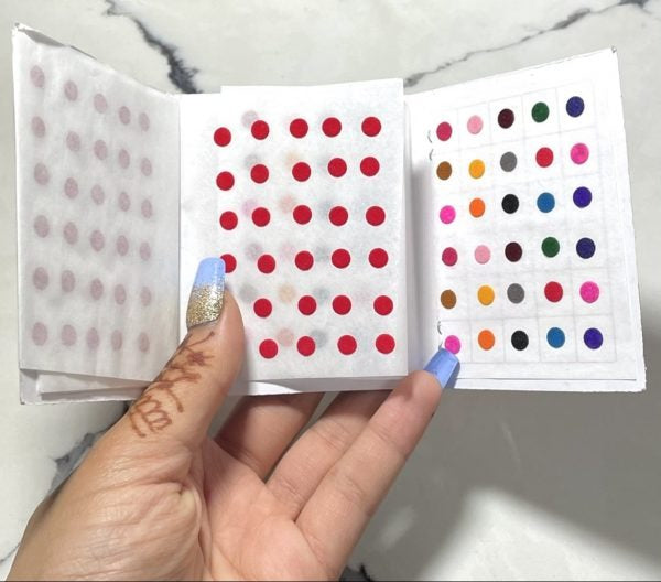 Multicolor with Red and Maroon Book
