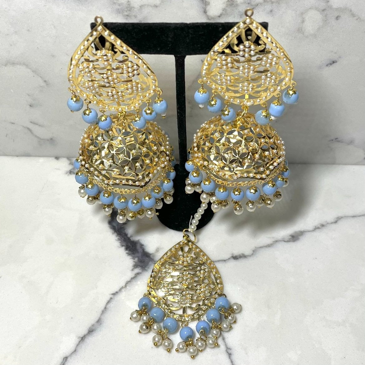 Oversized Jhumka Earrings