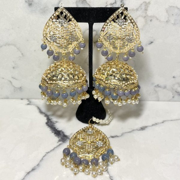 Oversized Jhumka Earrings