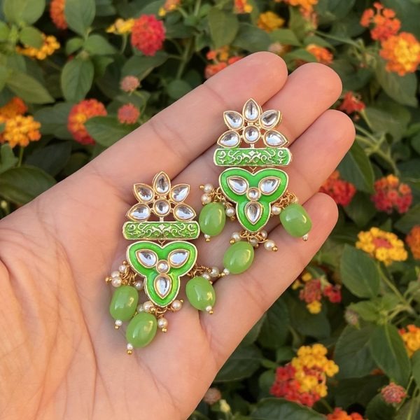 Lime Green Choker Set