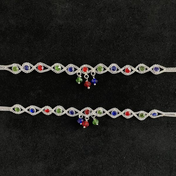 Multicolor Beaded Anklet