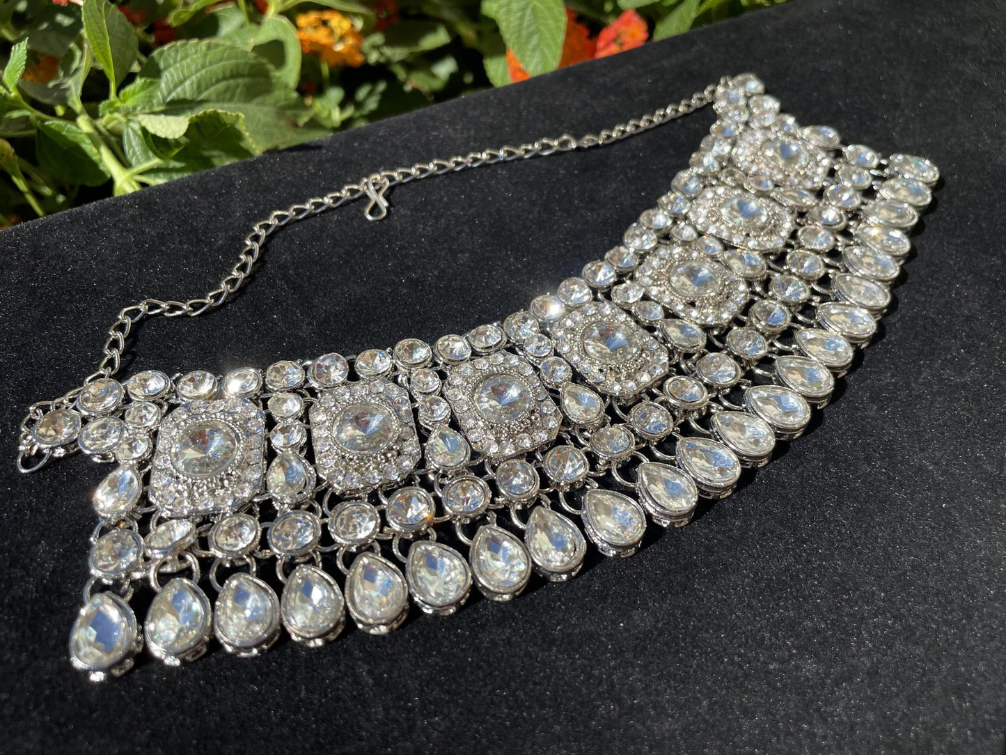 Cubic Zirconia Choker Set