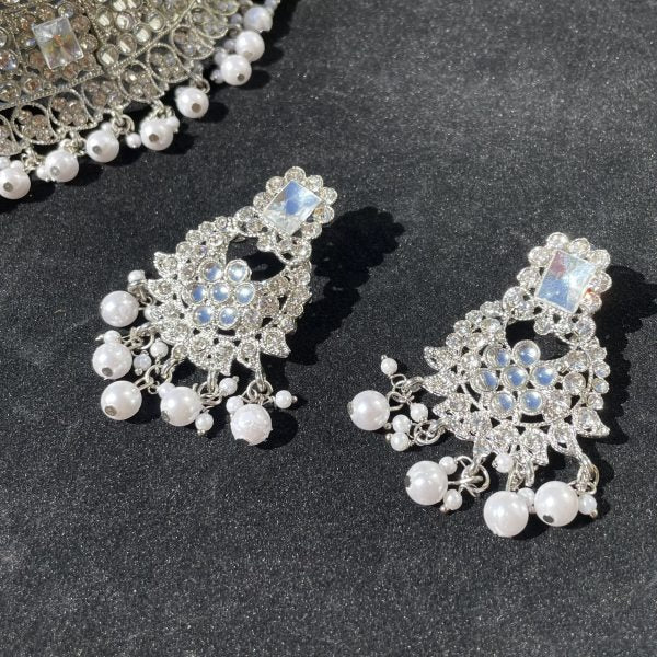 Cubic Zirconia Choker Set