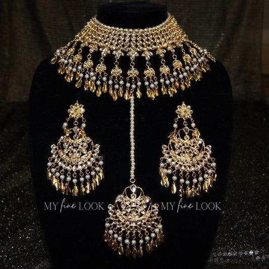Pippal Pathi Traditional Punjabi Necklace Set