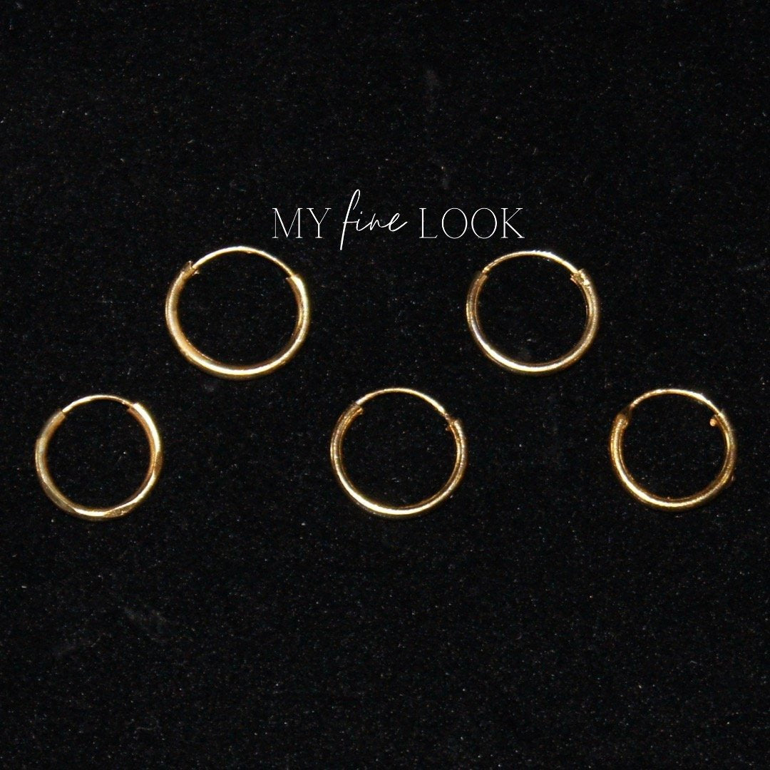Locked Gold Nose Ring