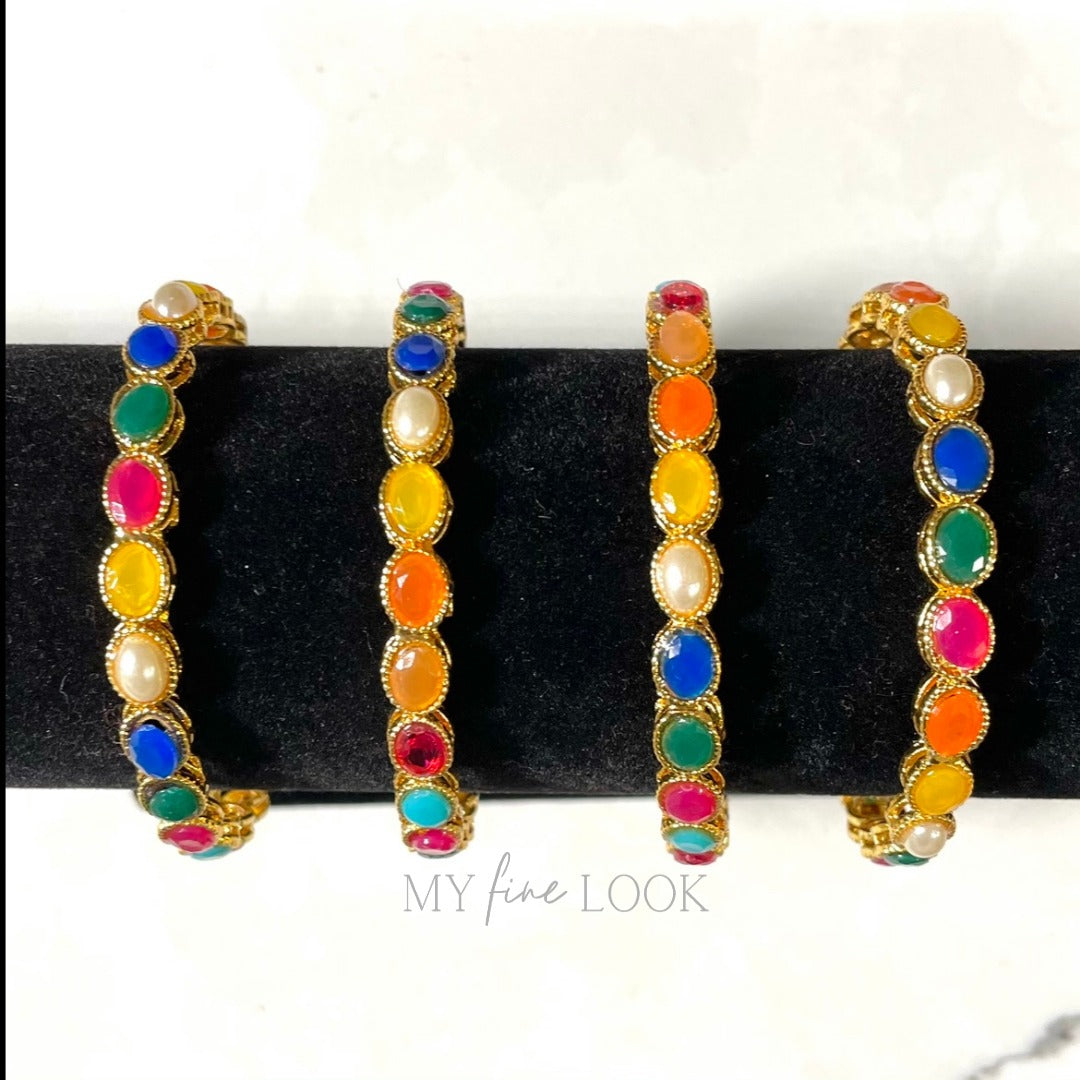 Multicolor Bangles (Size 2.6)