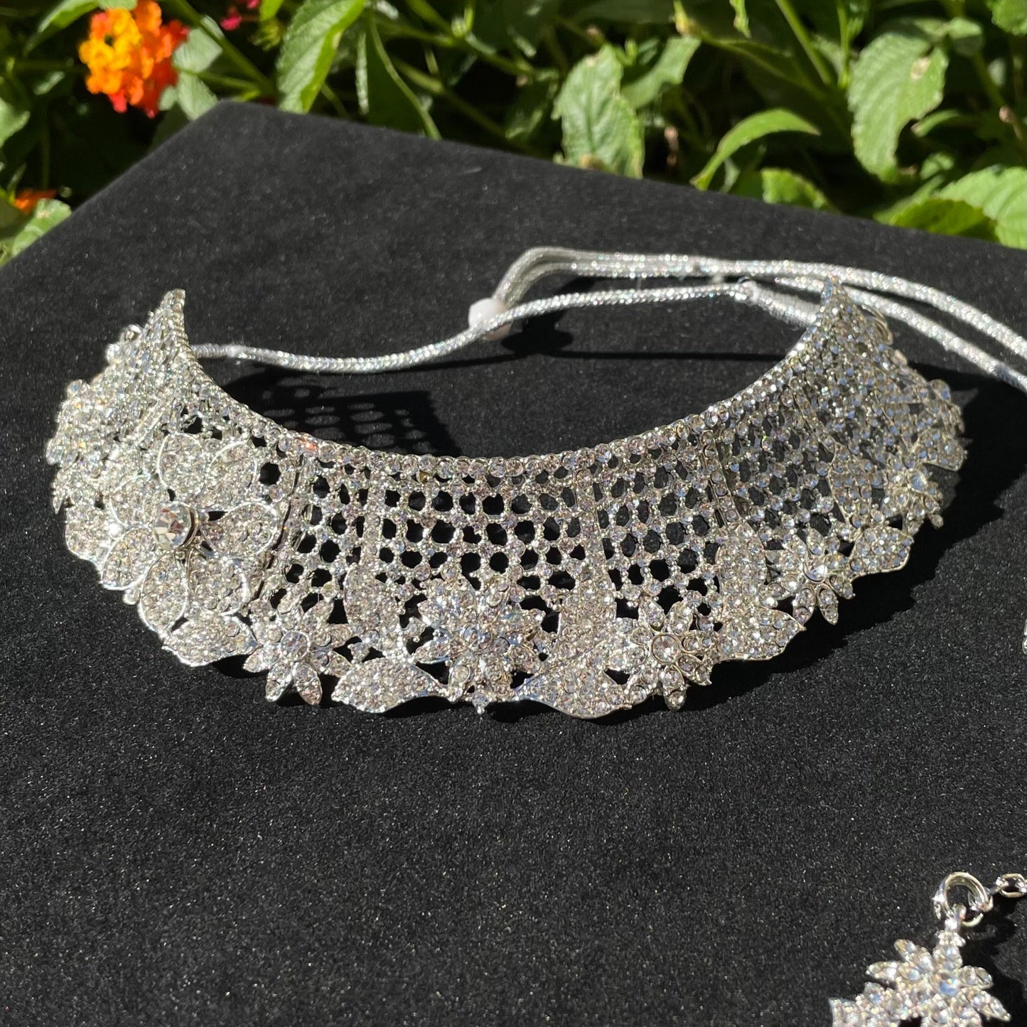 Silver Choker Set