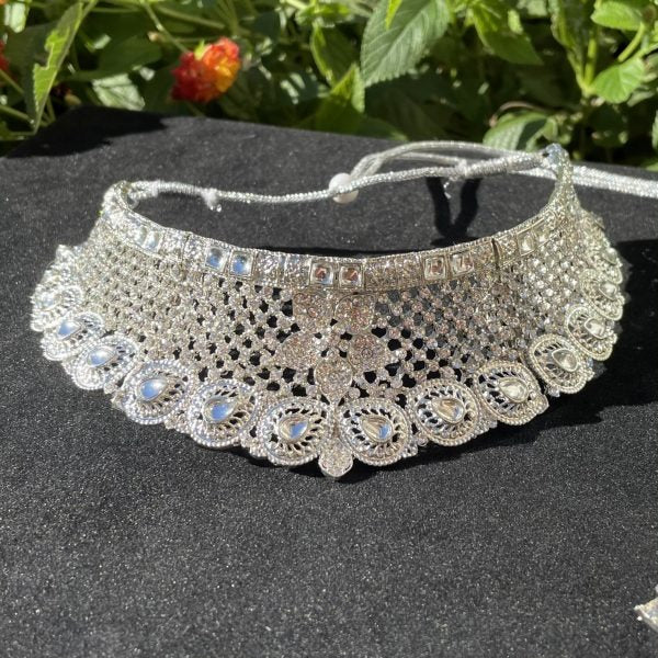 Silver Choker Set