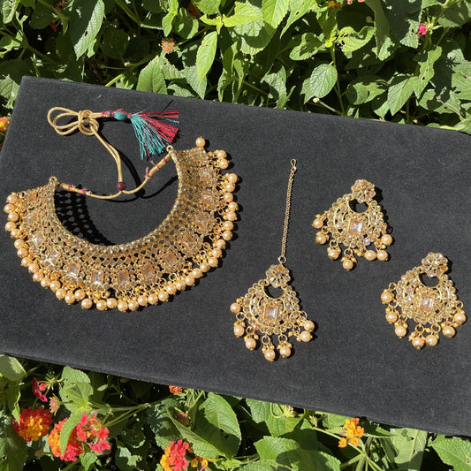 Golden Choker Set