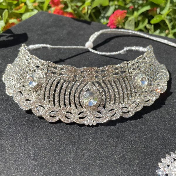 Silver Choker Set