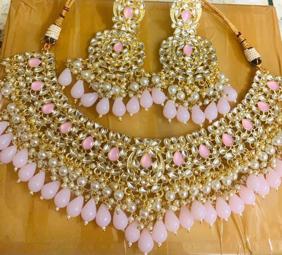 Baby Pink Necklace Ser