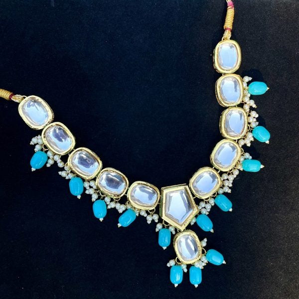 Fehrozy Blue Necklace Set