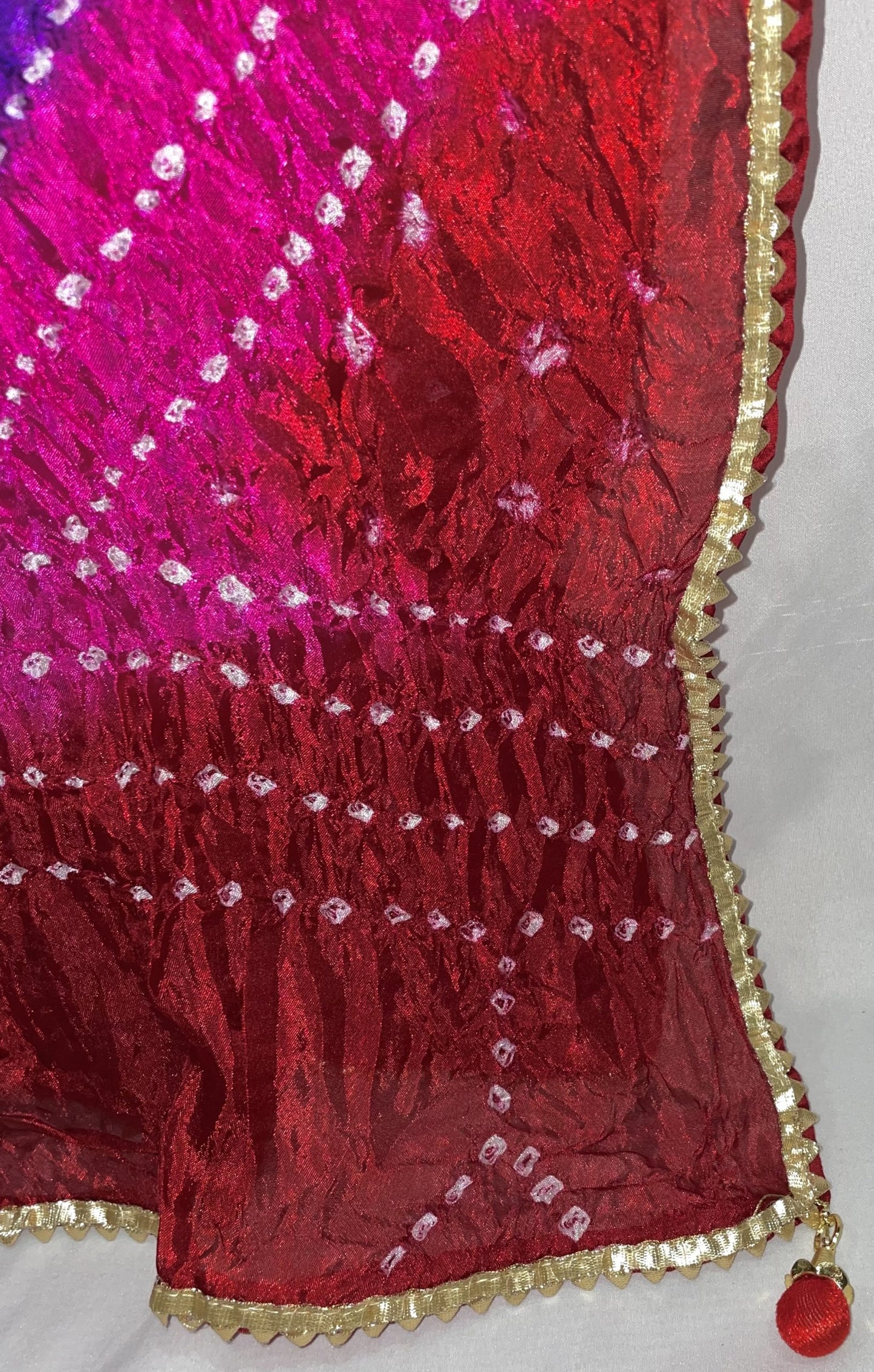 Multicolor Rajasthani Bandhej Dupatta