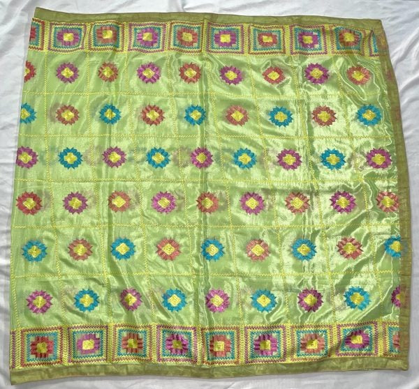 Pistachio Green Phulkari Dupatta