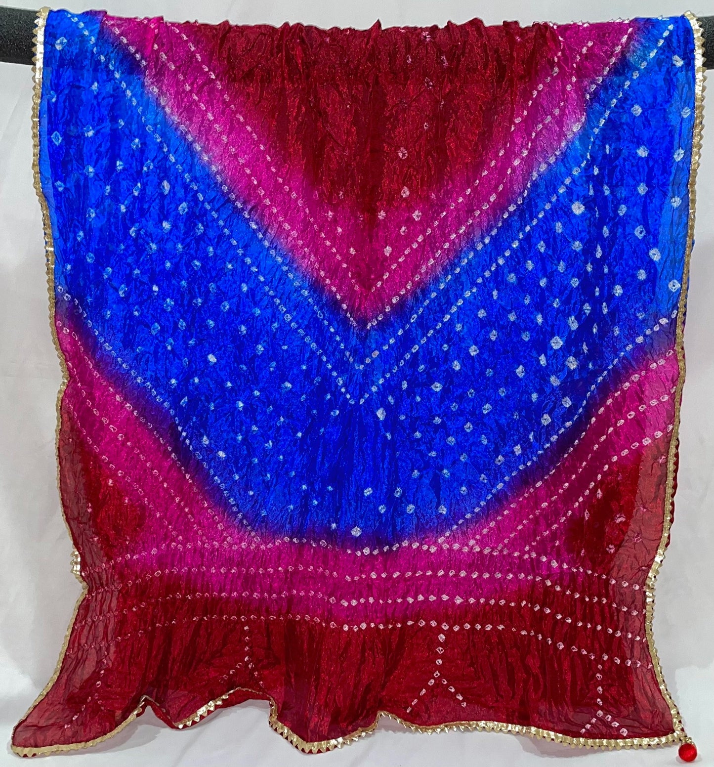 Multicolor Rajasthani Bandhej Dupatta