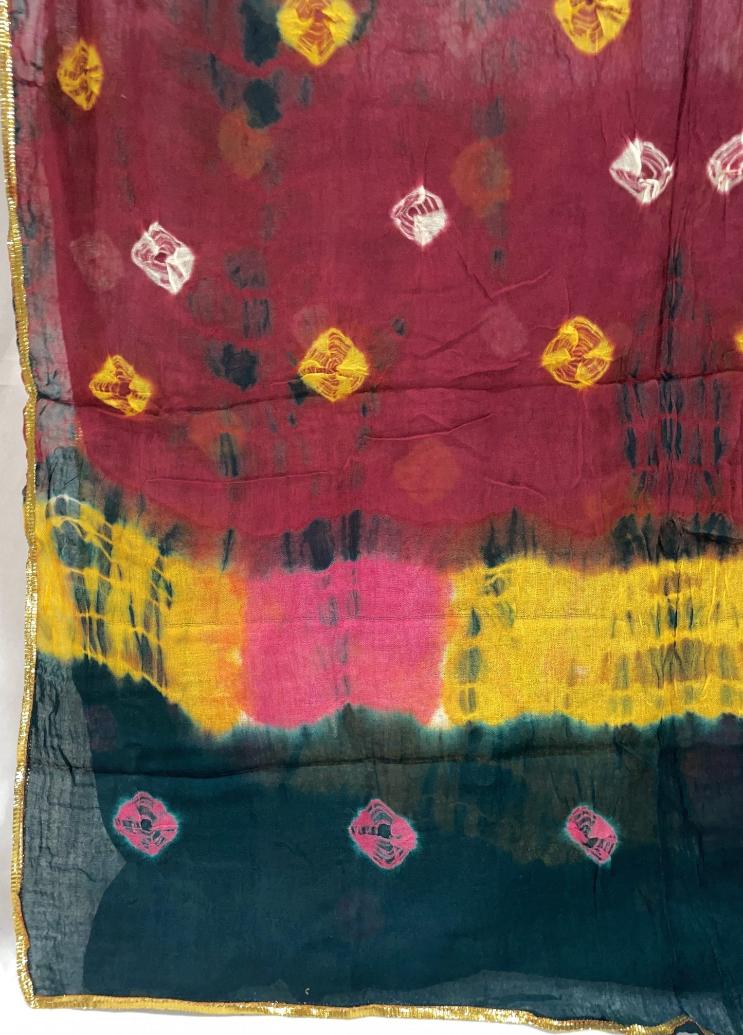 Multicolor Rajasthani Jaipuri Dupatta