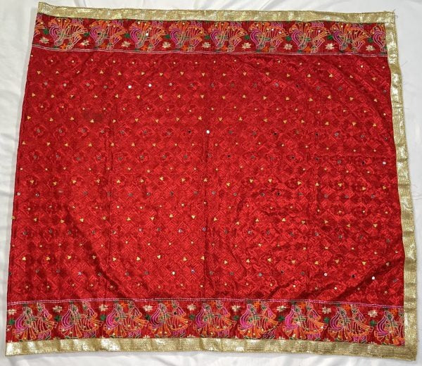 Barati Couple Real Mirror Phulkari