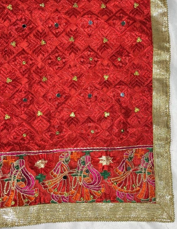 Barati Couple Real Mirror Phulkari