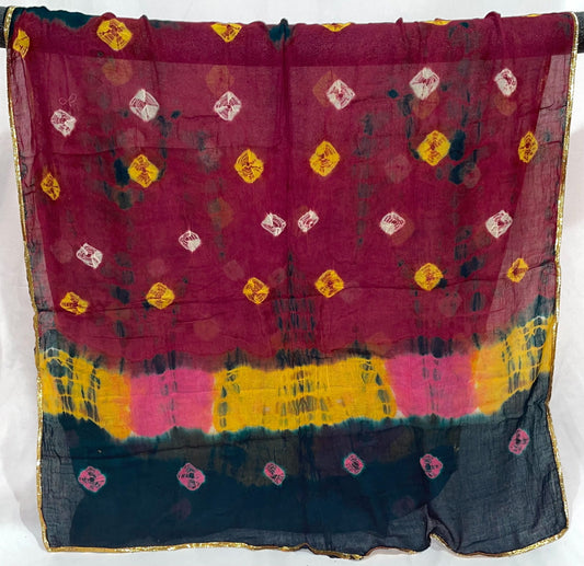 Multicolor Rajasthani Jaipuri Dupatta