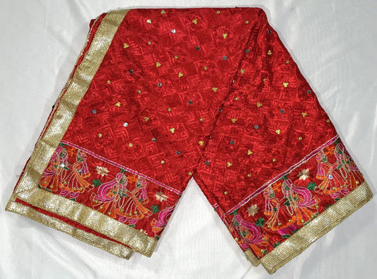 Barati Couple Real Mirror Phulkari