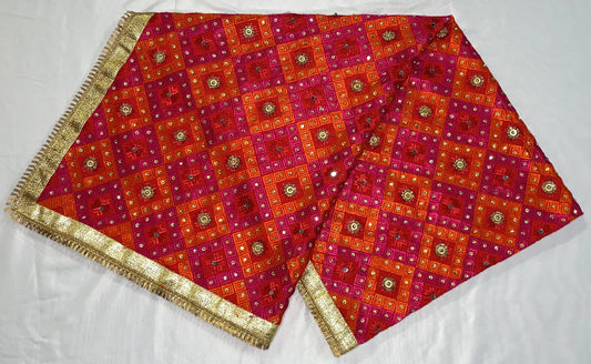 Real Mirror and Ghungroo Phulkari