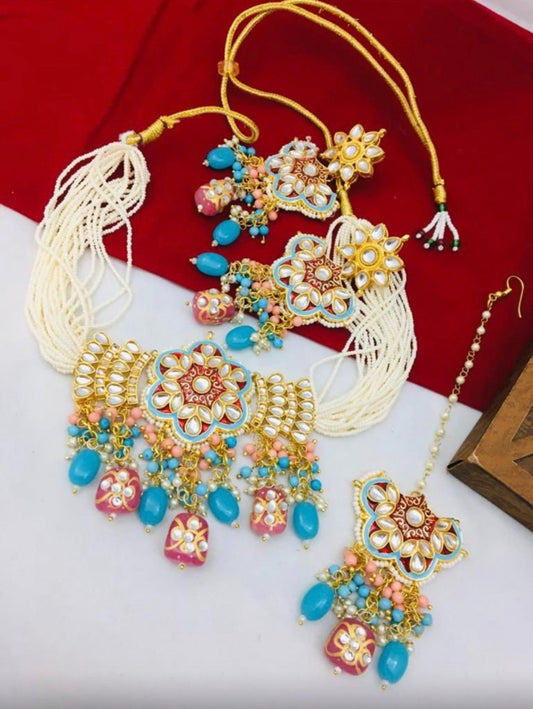 Red/Blue/Pink Choker Set