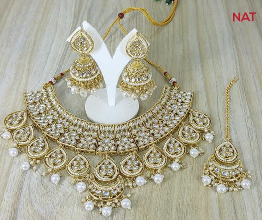 White Necklace Set