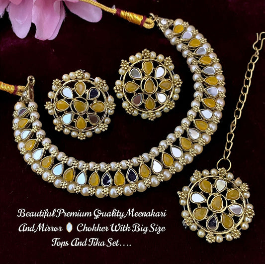 Mustard Yellow Mirror Set