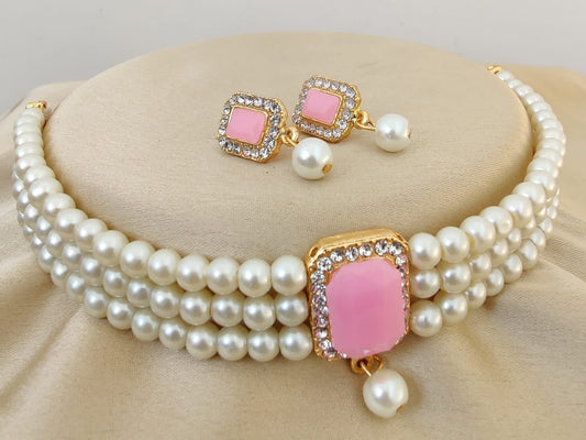 Pink Choker Set