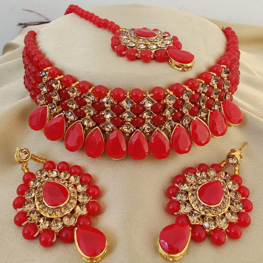 Red Choker Set