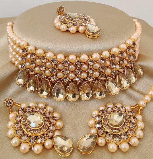 Golden Choker Set