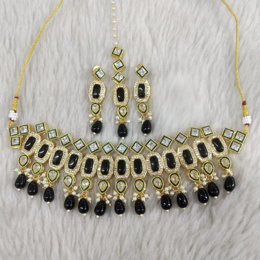 Handmade Black Choker Set
