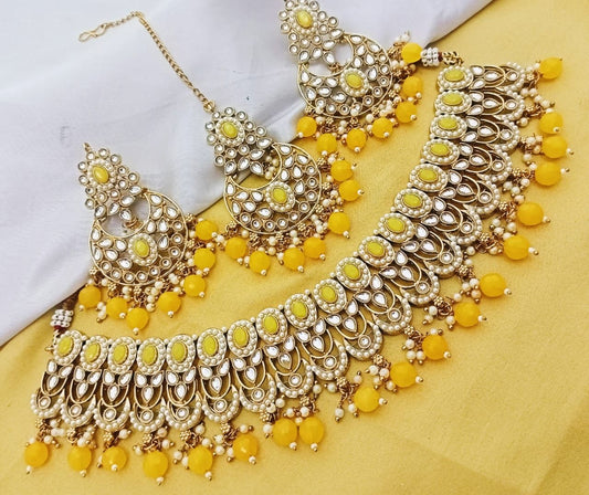 Yellow Necklace Set