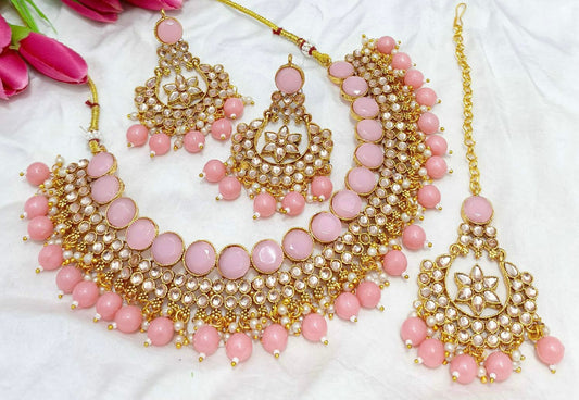 Pink Necklace Set