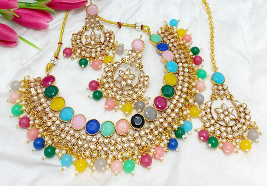 Multicolor Necklace Set