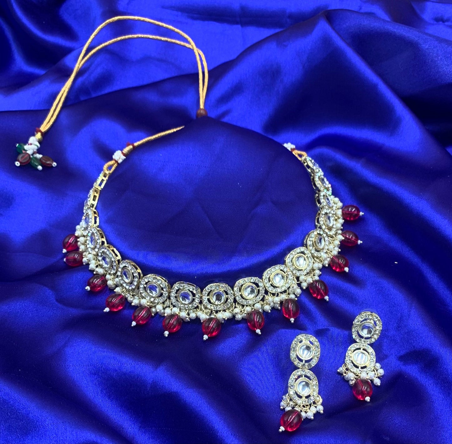 Red Necklace Set