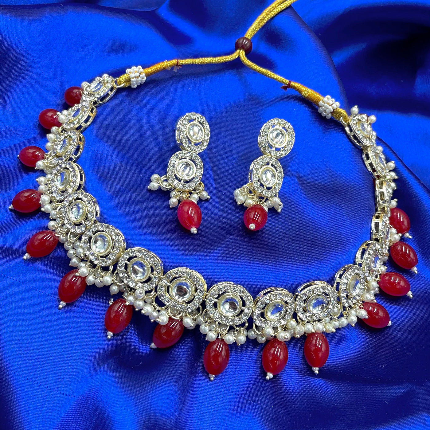 Red Necklace Set