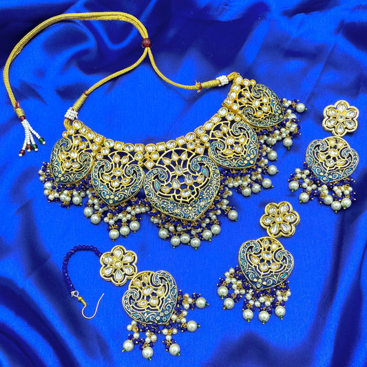 Blue Necklace Set